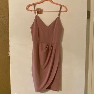 Lulus Mauve Wrap Dress